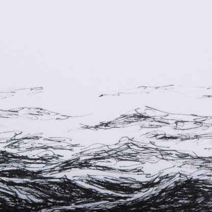 Mercana - Running on Waves II by Simeng a Framed Art Print Matted under Glass - 14853 view 7