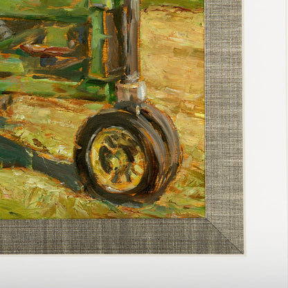 Mercana - Rustic Tractors I by Mercana Studio a Hand Embellished Textured Framed Art Print Matted under Glass - 13984 view 7