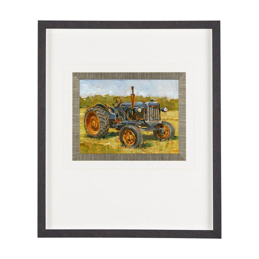 Mercana - Rustic Tractors III by Mercana Studio Hand Embellished Textured Framed Art Print Matted under Glass - 13986 view 1