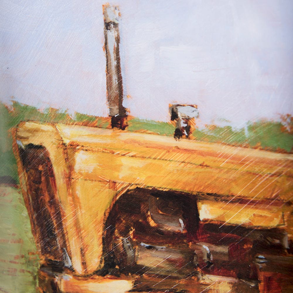 Mercana - Rustic Tractors IV by Mercana Studio a Hand Embellished Textured Framed Art Print Matted under Glass - 13987 view 2