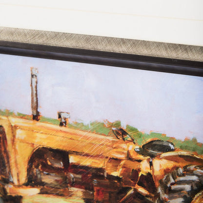 Mercana - Rustic Tractors IV by Mercana Studio a Hand Embellished Textured Framed Art Print Matted under Glass - 13987 view 8