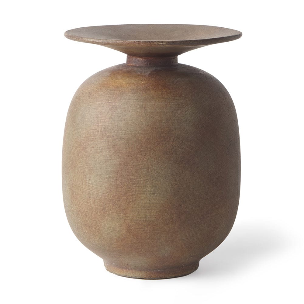 Mercana - Rylee 7.7H Medium Brown Ceramic Vase - 70078 view 1
