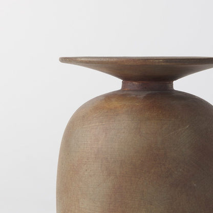 Mercana - Rylee 7.7H Medium Brown Ceramic Vase - 70078 view 3