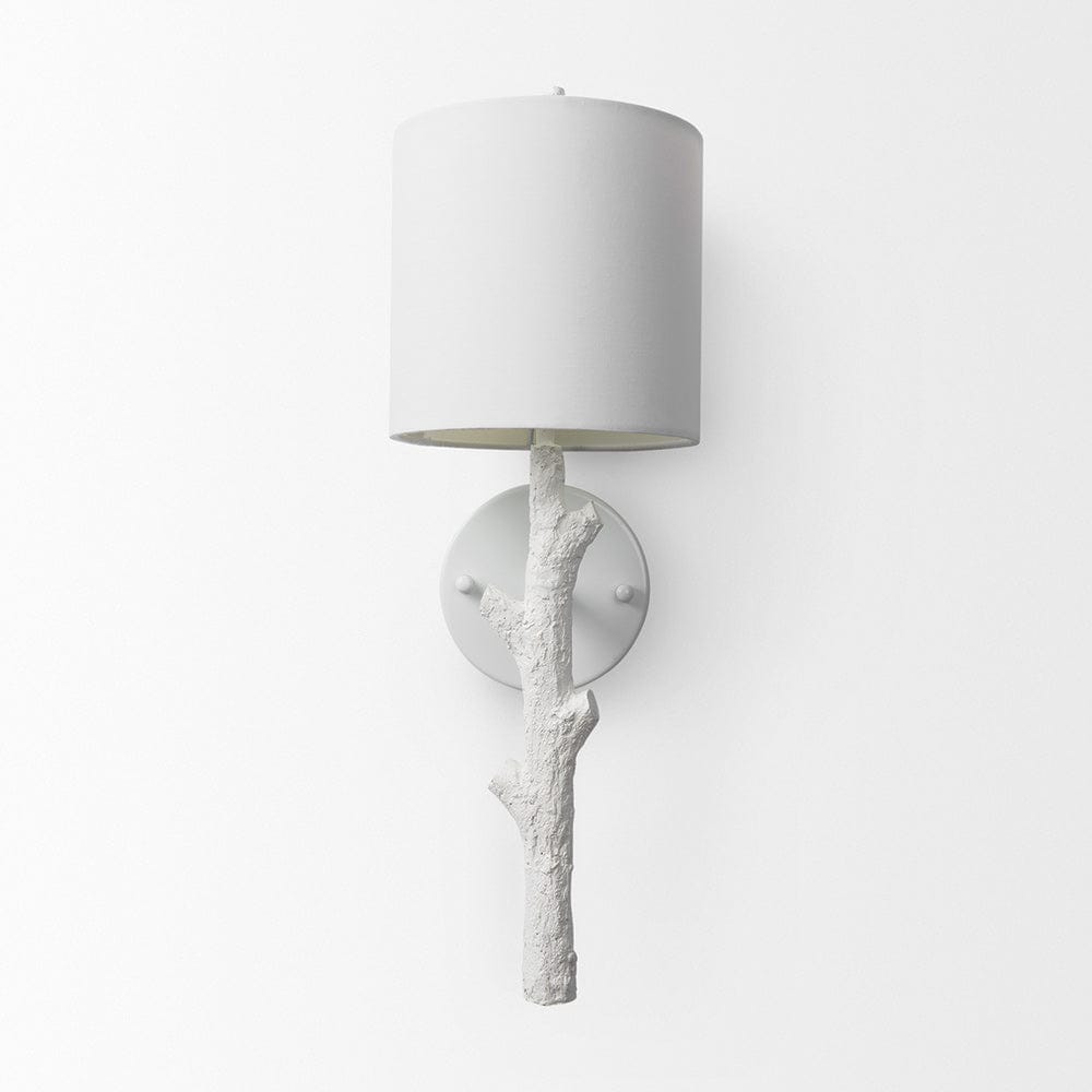 Mercana - Sabinal II 7.5x18 White Resin Tree Branch Wall Sconce - 65248 view 2
