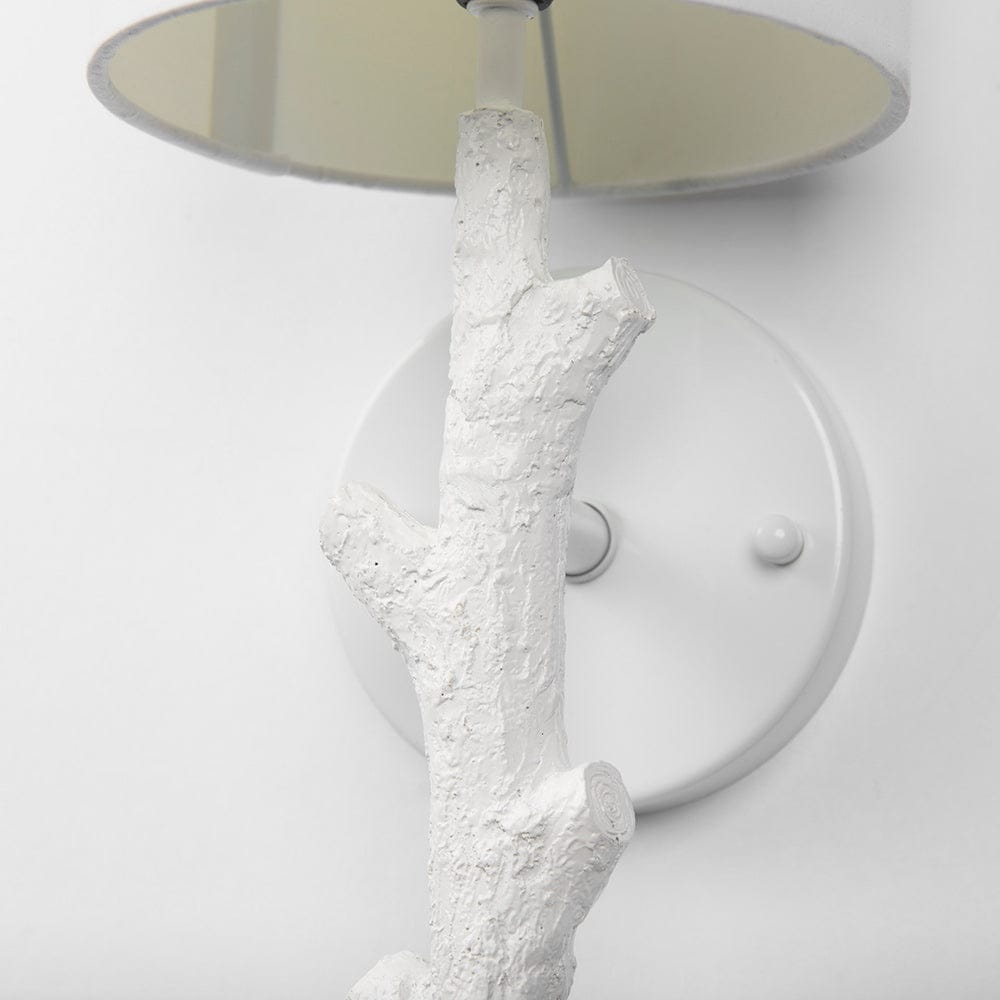 Mercana - Sabinal II 7.5x18 White Resin Tree Branch Wall Sconce - 65248 view 4