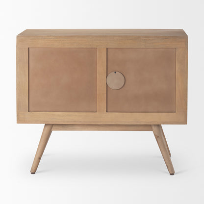 Mercana - Sable 37.0L x 17.0W x 30.5H Light Brown Wood Accent Cabinet - 69889 view 4