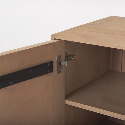 Mercana - Sable 37.0L x 17.0W x 30.5H Light Brown Wood Accent Cabinet - 69889 view 8