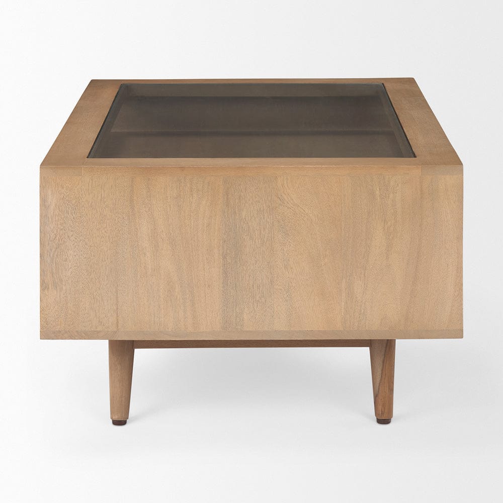 Mercana - Sable 38.0L x 27.0W x 18.0H Light Brown Wood Coffee Table - 69890 view 3