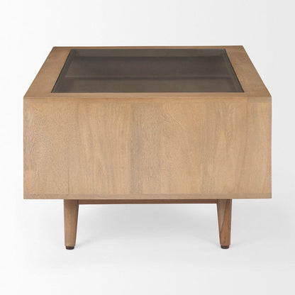 Mercana - Sable 38.0L x 27.0W x 18.0H Light Brown Wood Coffee Table - 69890 view 3