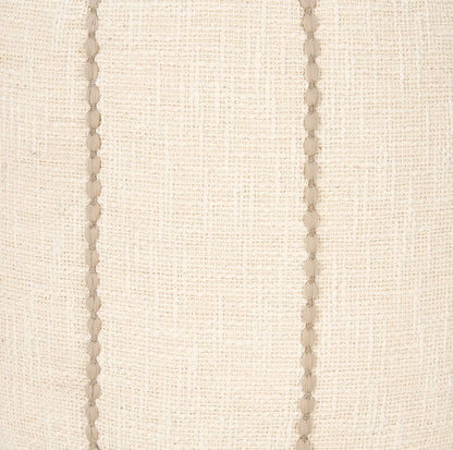 Mercana - Sachi Beige w/ Stitching Pouf - 70761 view 6