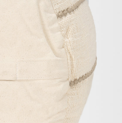 Mercana - Sachi Beige w/ Stitching Pouf - 70761 view 8