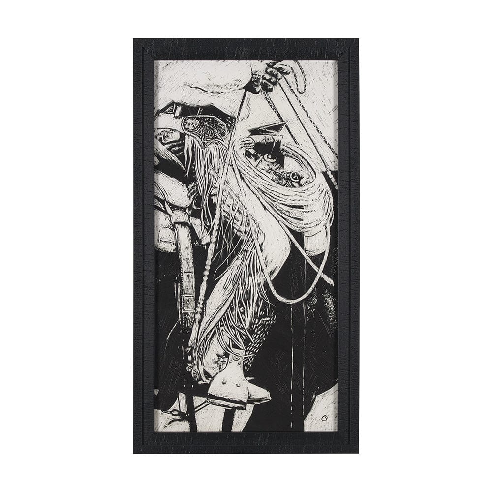 Mercana - Saddled Up I by Mercana Studio a Hand Embellished Framed Art Print - 15613 view 1