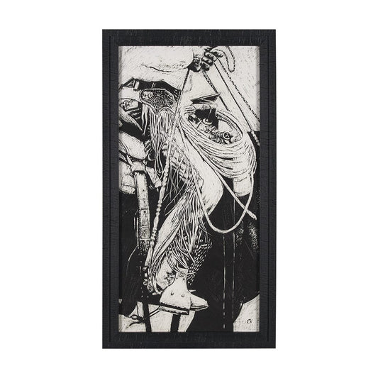 Mercana - Saddled Up I by Mercana Studio a Hand Embellished Framed Art Print - 15613 view 1