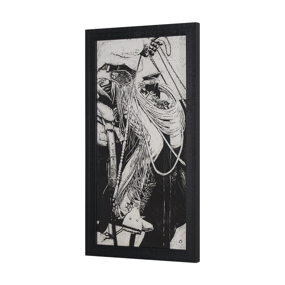 Mercana - Saddled Up I by Mercana Studio a Hand Embellished Framed Art Print - 15613 view 2