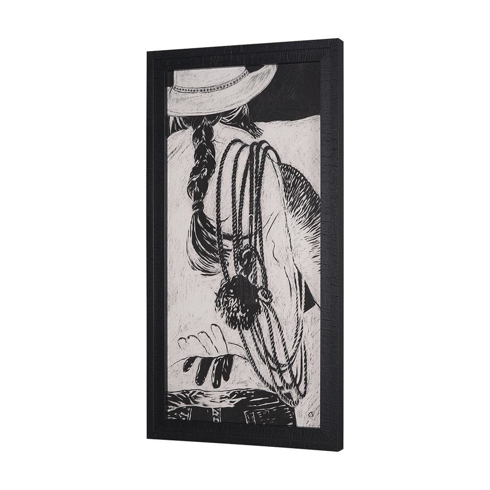 Mercana - Saddled Up III by Mercana Studio a Hand Embellished Framed Art Print - 15615 view 2