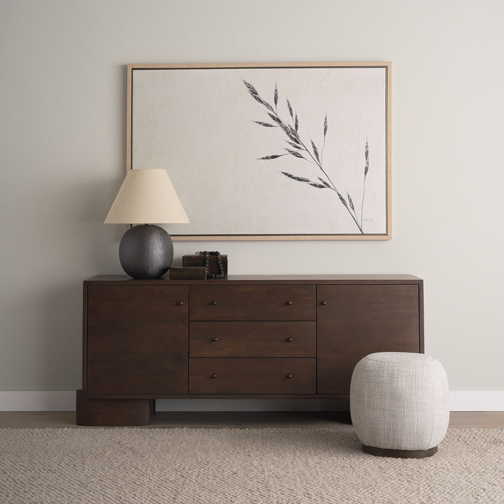 Mercana - Sadiyah Black Brushed Metal w/ Beige Shade Table Lamp - 70750 view 10