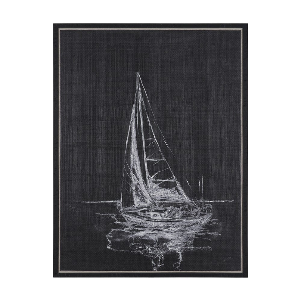 Mercana - Sail Away I by Mercana Studio a Hand Embellished Textured Framed Canvas - 102670-FL view 1