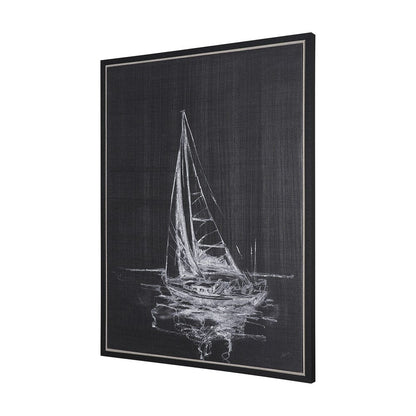 Mercana - Sail Away I by Mercana Studio a Hand Embellished Textured Framed Canvas - 102670-FL view 2