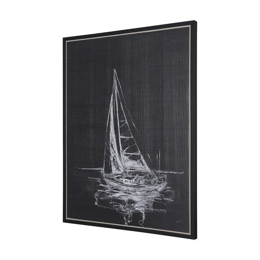 Mercana - Sail Away I by Mercana Studio a Hand Embellished Textured Framed Canvas - 102670-FL view 2
