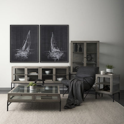 Mercana - Sail Away II by Mercana Studio a Hand Embellished Textured Framed Canvas - 102671-FL view 9