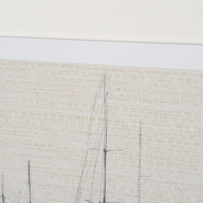 Mercana - Sail Away IV by Mercana Studio a Hand Embellished Framed Art Print Matted under Glass - 15785 view 7
