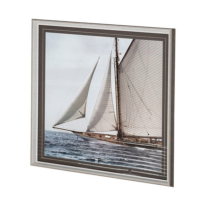 Mercana - Sailing South by Jorge Llovet a Hand Embellished Textured Framed Art Print Matted under Glass - 12966 view 2