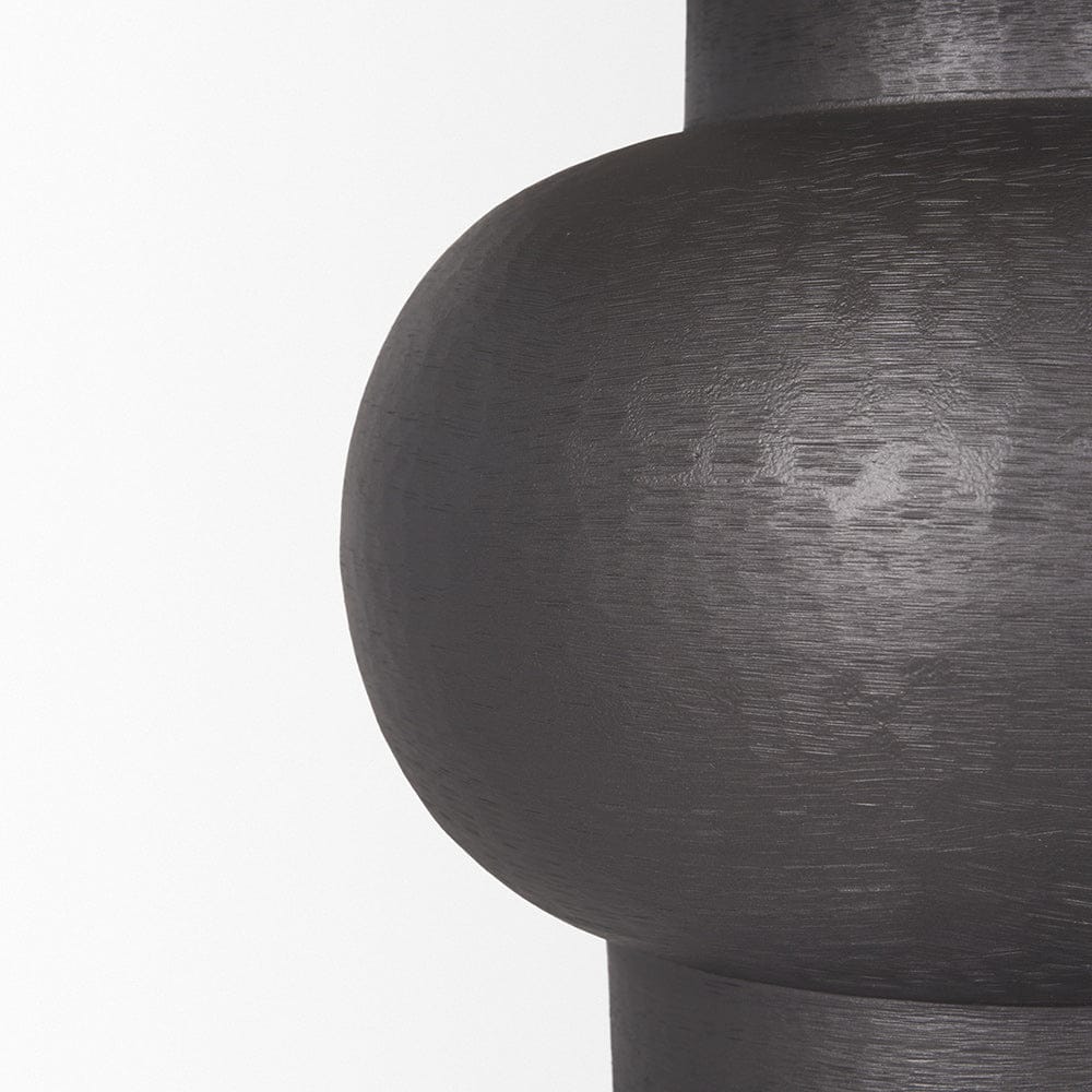 Mercana - Salaah Black Brushed Metal w/ Beige Shade Table Lamp - 70748 view 7