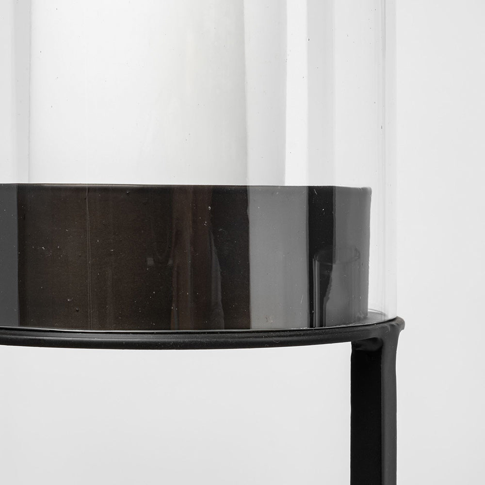 Mercana - Salah I Small Black Iron Table Candle Holder - 67811_CLOSEOUT view 5