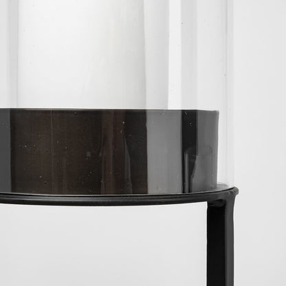 Mercana - Salah I Small Black Iron Table Candle Holder - 67811_CLOSEOUT view 5