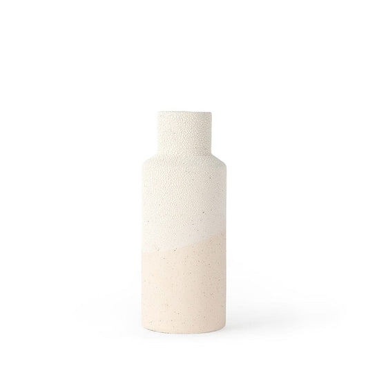 Mercana - Salar 4.5L x 4.5W x 11.0H Cream Gourd Style Crackled Ceramic Vase - 69475 view 1