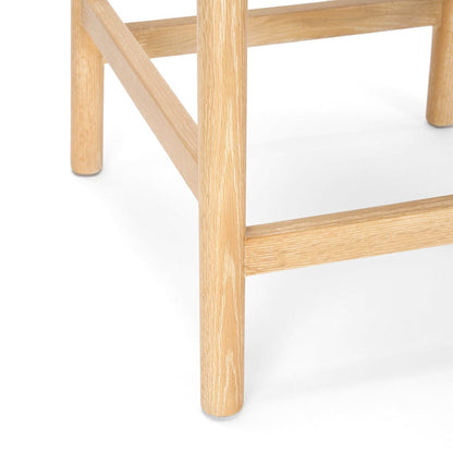 Mercana - Sam Counter Stool W/ Light Brown Wood Frame and Beige Upholstered Seat - 70592_CLOSEOUT view 5