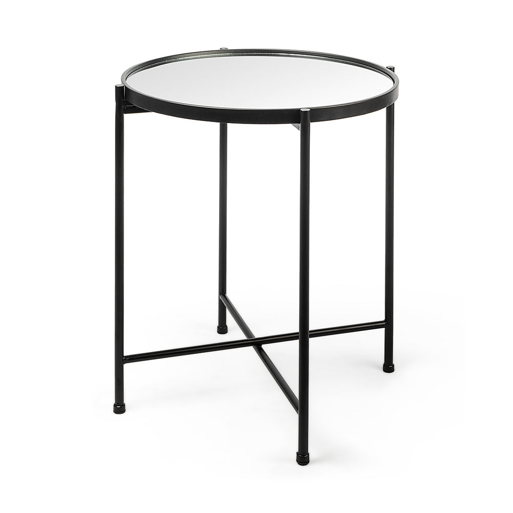 Mercana - Samantha Small Black Mirror Top Accent Table - 69339 view 1