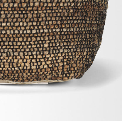 Mercana - Samiya Jute w/ White Cotton Pouf - 70760_CLOSEOUT view 7