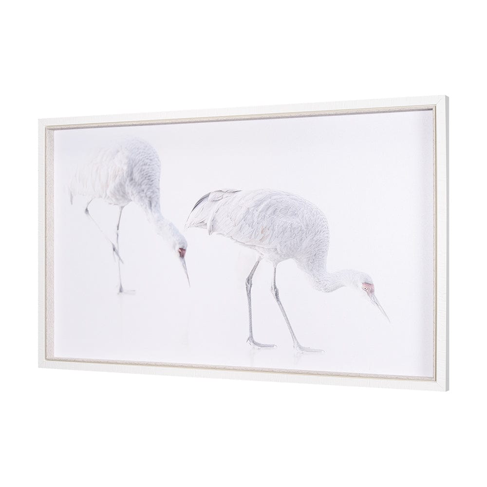 Mercana - Sandhill Crane I by Chad Mckay a Hand Embelished Textured Framed Art Print - 15416 view 2