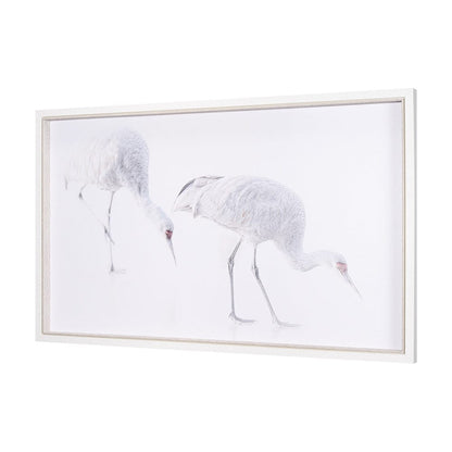 Mercana - Sandhill Crane I by Chad Mckay a Hand Embelished Textured Framed Art Print - 15416 view 2