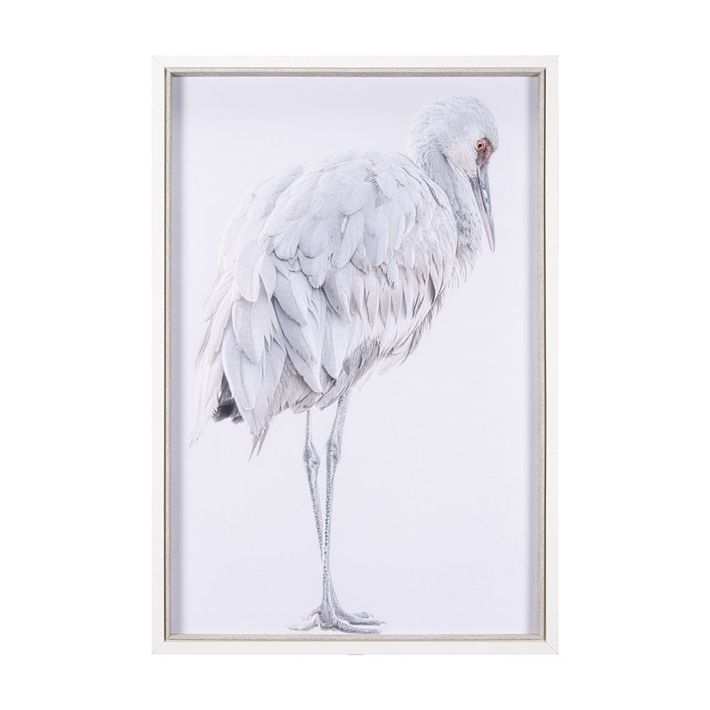 Mercana - Sandhill Crane II by Chad Mckay a Hand Embelished Textured Framed Art Print - 15417 view 1