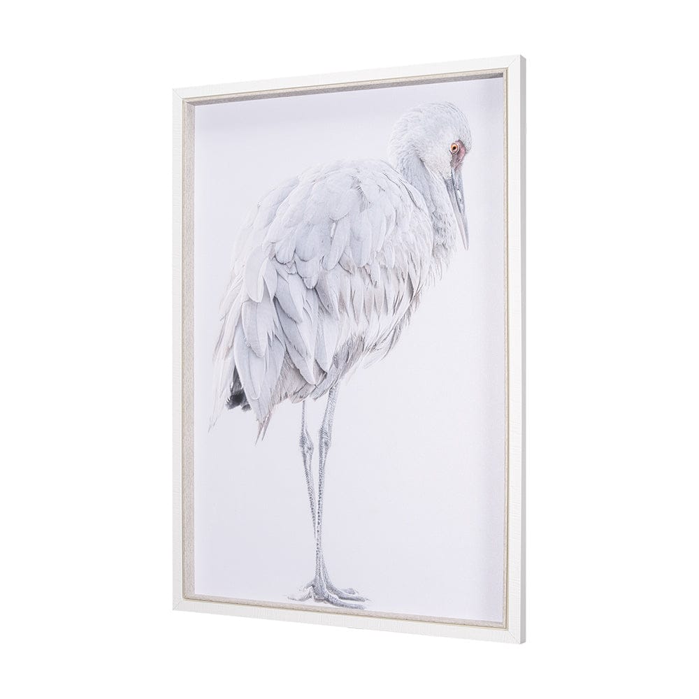 Mercana - Sandhill Crane II by Chad Mckay a Hand Embelished Textured Framed Art Print - 15417 view 2