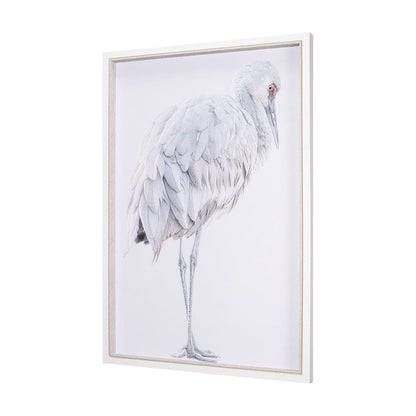 Mercana - Sandhill Crane II by Chad Mckay a Hand Embelished Textured Framed Art Print - 15417 view 2