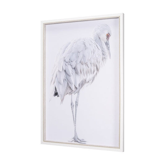 Mercana - Sandhill Crane II by Chad Mckay a Hand Embelished Textured Framed Art Print - 15417 view 2