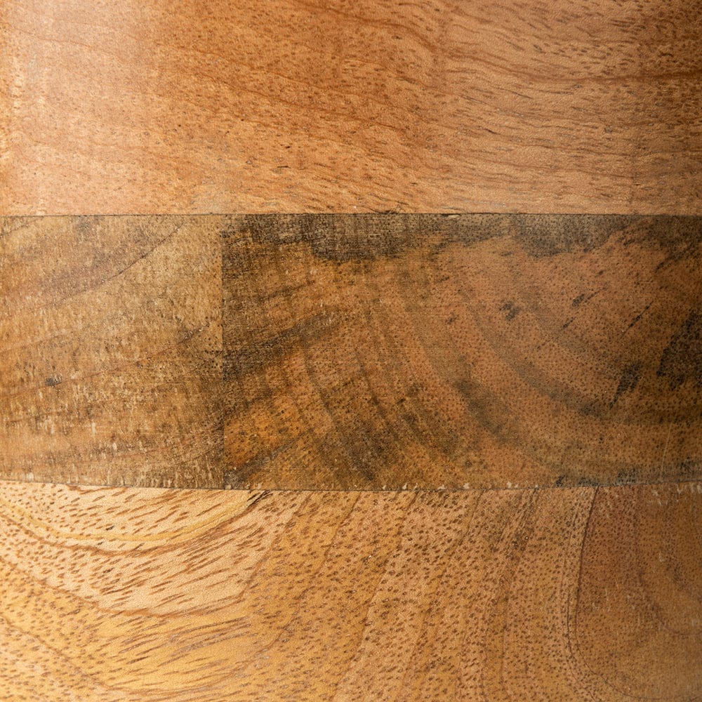 Mercana - Sandook Large 10H Brown Round Wooden Storage Jar - 68953_CLOSEOUT view 7
