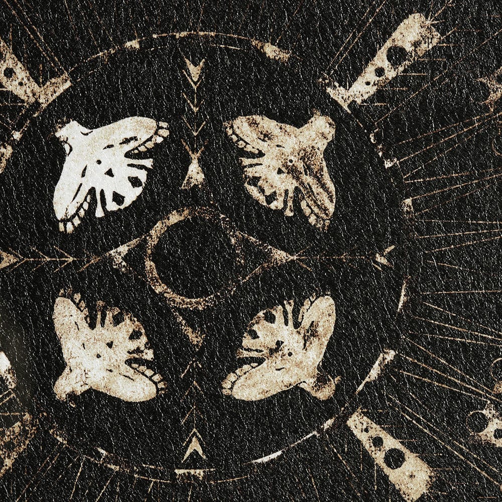 Mercana - Sandpainting-Ink I by Mercana Studio a Hand Embellished Textured Framed Art Print Matted under Glass - 13487 view 8