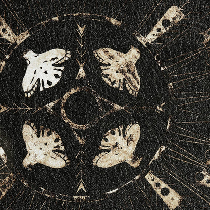Mercana - Sandpainting-Ink I by Mercana Studio a Hand Embellished Textured Framed Art Print Matted under Glass - 13487 view 8
