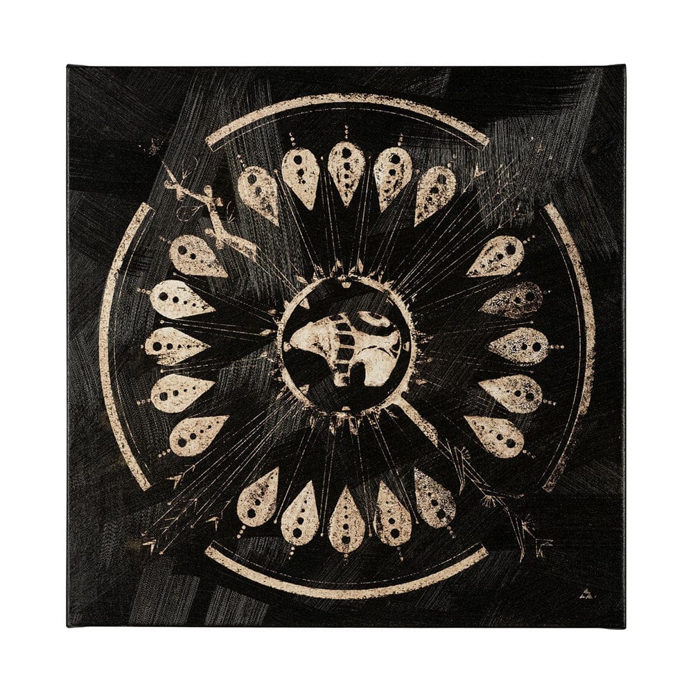 Mercana - Sandpainting-Ink II by Chad Mackay a Hand Embellished Textured Canvas - 101779-L view 1