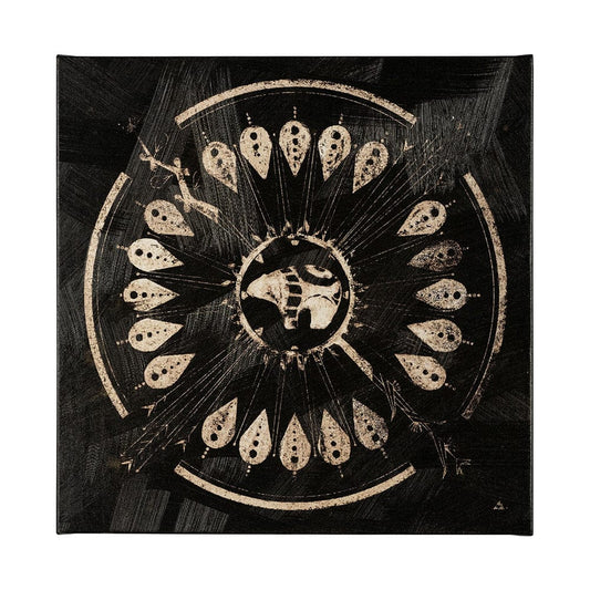 Mercana - Sandpainting-Ink II by Chad Mackay a Hand Embellished Textured Canvas - 101779-L view 1