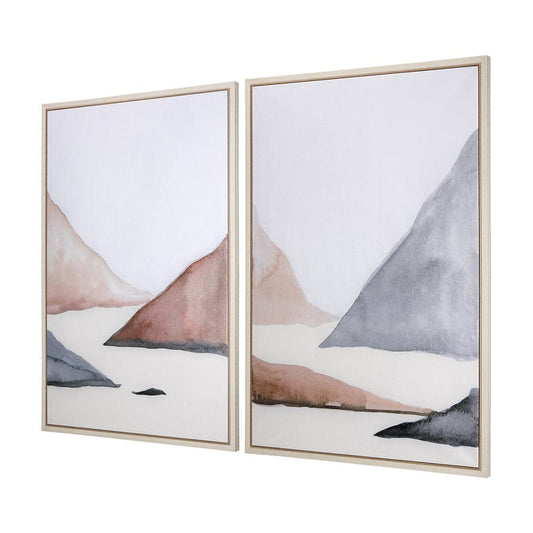 Mercana - Sandy Land I by Mercana Studio a Hand Embellished Textured Framed Canvas - 102178-FL view 2