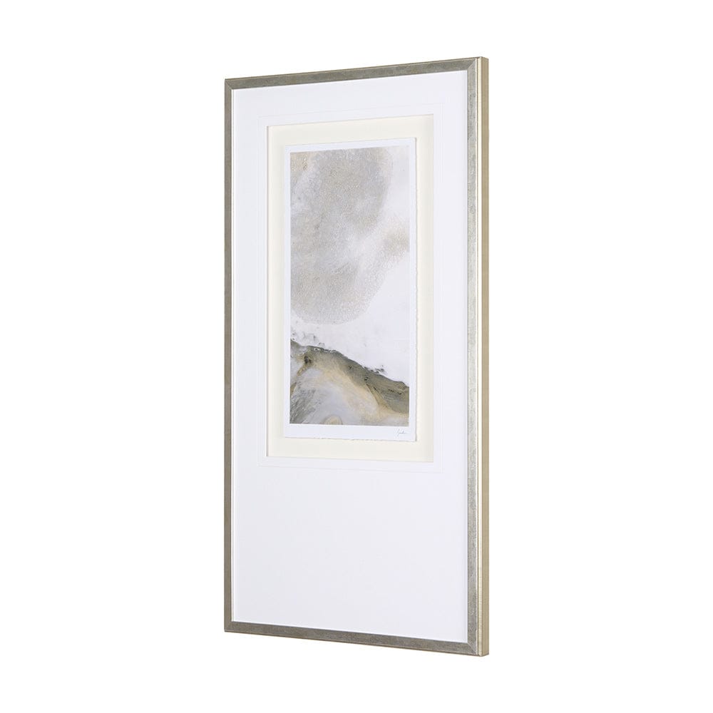 Mercana - Sandy Waves I by Mercana Studio a Hand Embellished Textured Framed Art Print Matted under Glass - 14863 view 2