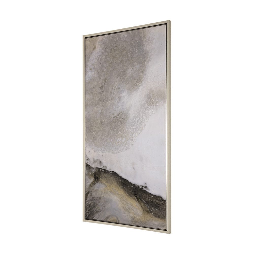 Mercana - Sandy Waves I by Mercana Studio a Hand Embellished Textured Framed Canvas - 102572-FL view 3