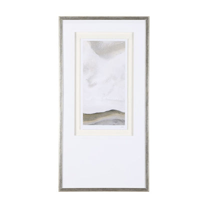 Mercana - Sandy Waves II by Mercana Studio a Hand Embellished Textured Framed Art Print Matted under Glass - 14864 view 1