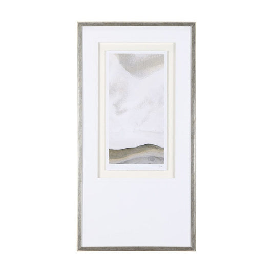 Mercana - Sandy Waves II by Mercana Studio a Hand Embellished Textured Framed Art Print Matted under Glass - 14864 view 1