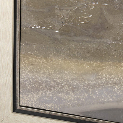 Mercana - Sandy Waves II by Mercana Studio a Hand Embellished Textured Framed Canvas - 102573-FL view 6
